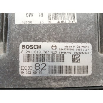 Recambio de centralita motor uce para peugeot 206 hatchback (2a/c) 1.4 lpg referencia OEM IAM 0281010707  