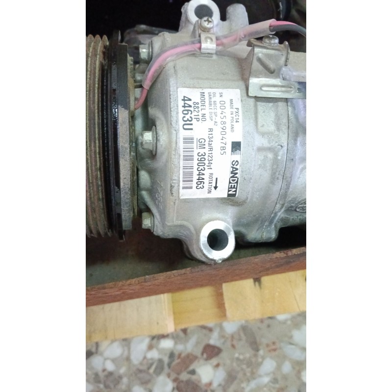 Recambio de compresor aire acondicionado para opel astra k (b16) 1.4 turbo (68) referencia OEM IAM   