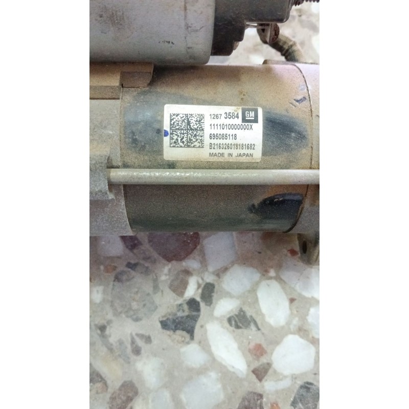 Recambio de motor arranque para opel astra k (b16) 1.4 turbo (68) referencia OEM IAM   