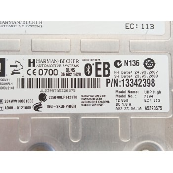 Recambio de modulo electronico para opel insignia a (g09) 1.6 turbo (68) referencia OEM IAM 13342398  