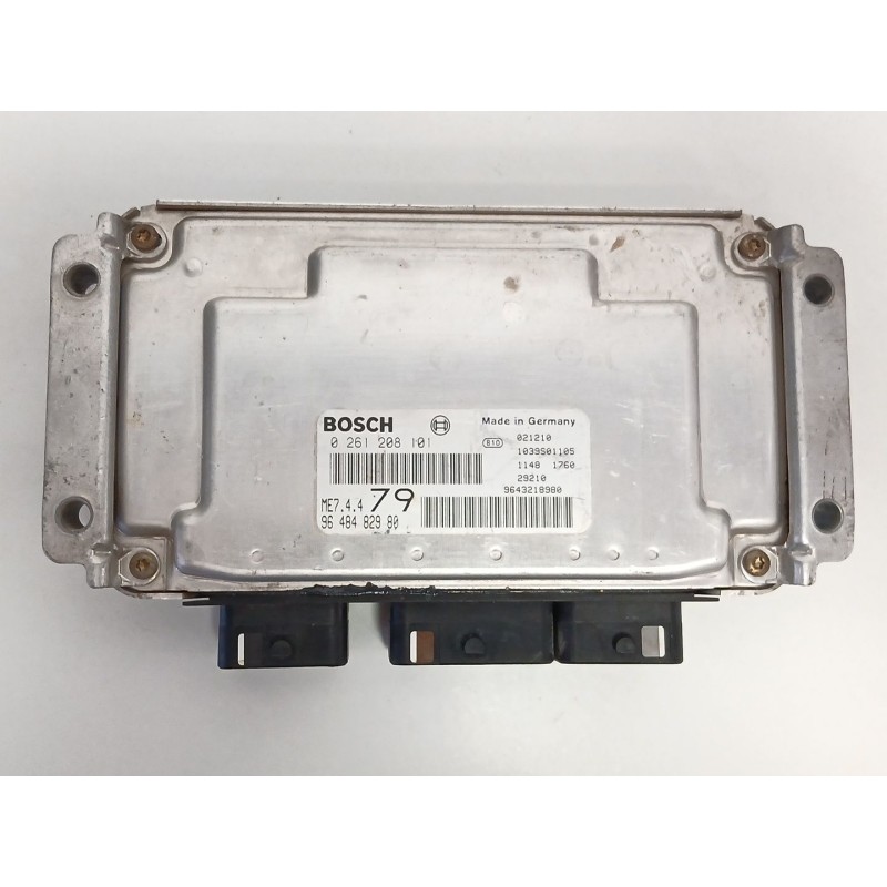 Recambio de centralita motor uce para peugeot 206 cc (2d) 1.6 hdi 110 referencia OEM IAM 0261208101  