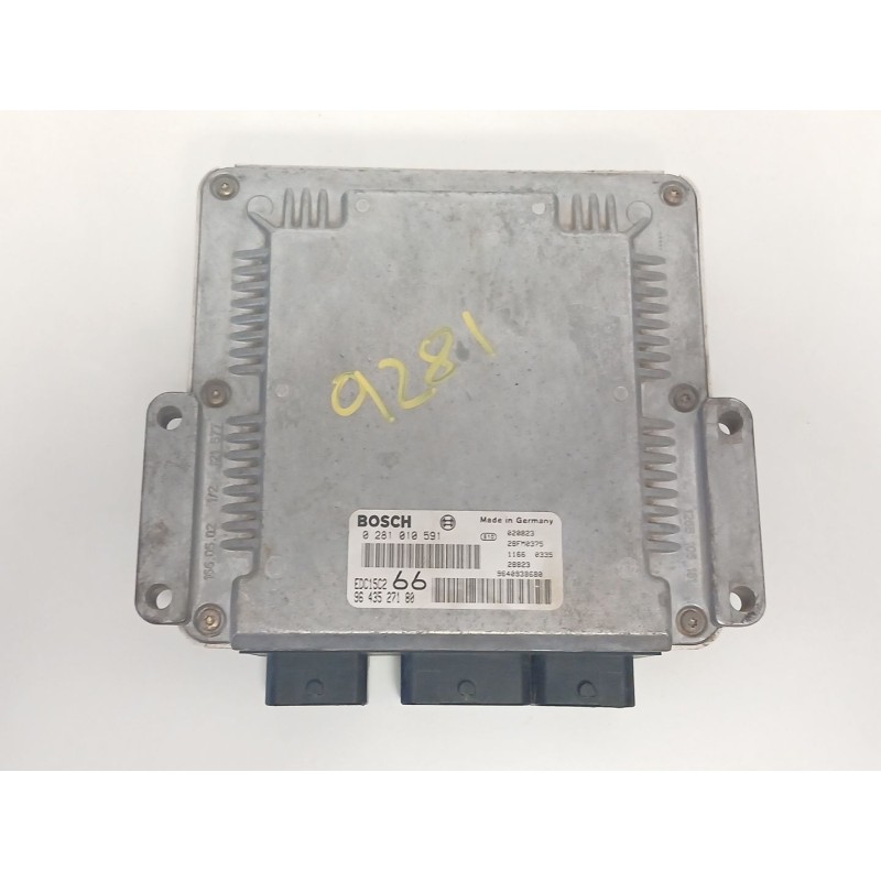 Recambio de centralita motor uce para citroën jumpy i (u6u_) 2.0 hdi 110 referencia OEM IAM 0281010591  