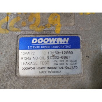Recambio de compresor a/a para kia carnival ii (gq) 2.9 crdi referencia OEM IAM 1315012000  