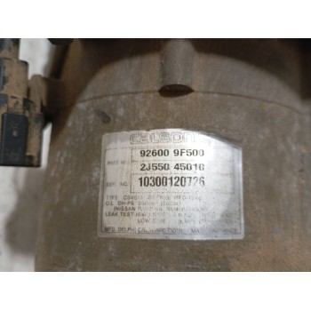 Recambio de compresor a/a para nissan almera ii (n16) 1.5 referencia OEM IAM 926009F500 2J55045010 